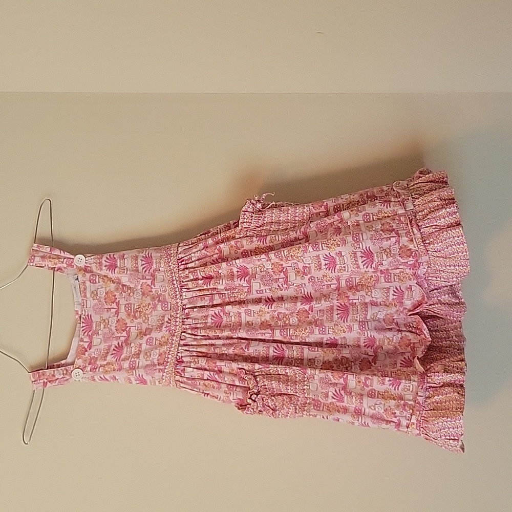 Polly & Friends 6 Pink Floral Watering Can Dress